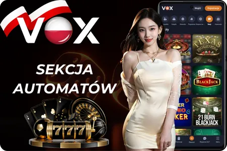 Sekcja automatów Vox Casino